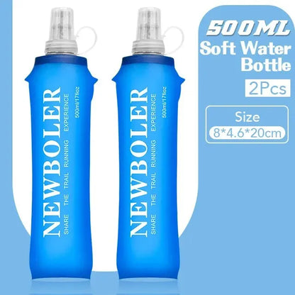Collapsible Soft Flask Water Bottle for Running – 250ml / 500ml