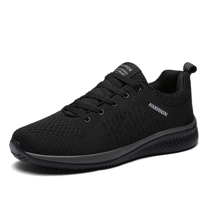 Men's Knit Running Sneakers – Lightweight Casual Athletic Shoes
