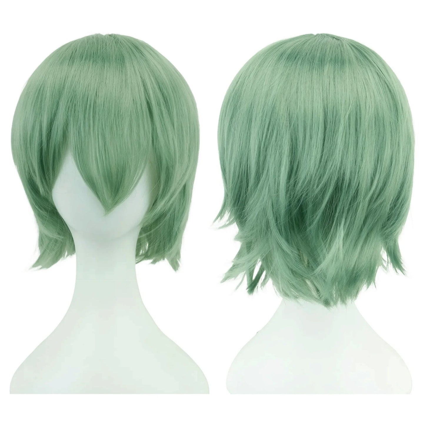 12-Inch Short Cosplay Bob Wig – Multi-Color Synthetic Hair