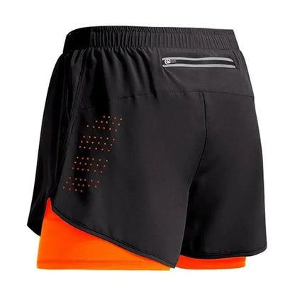 Men's 2-in-1 Running Shorts – Quick-Dry Gym & Training