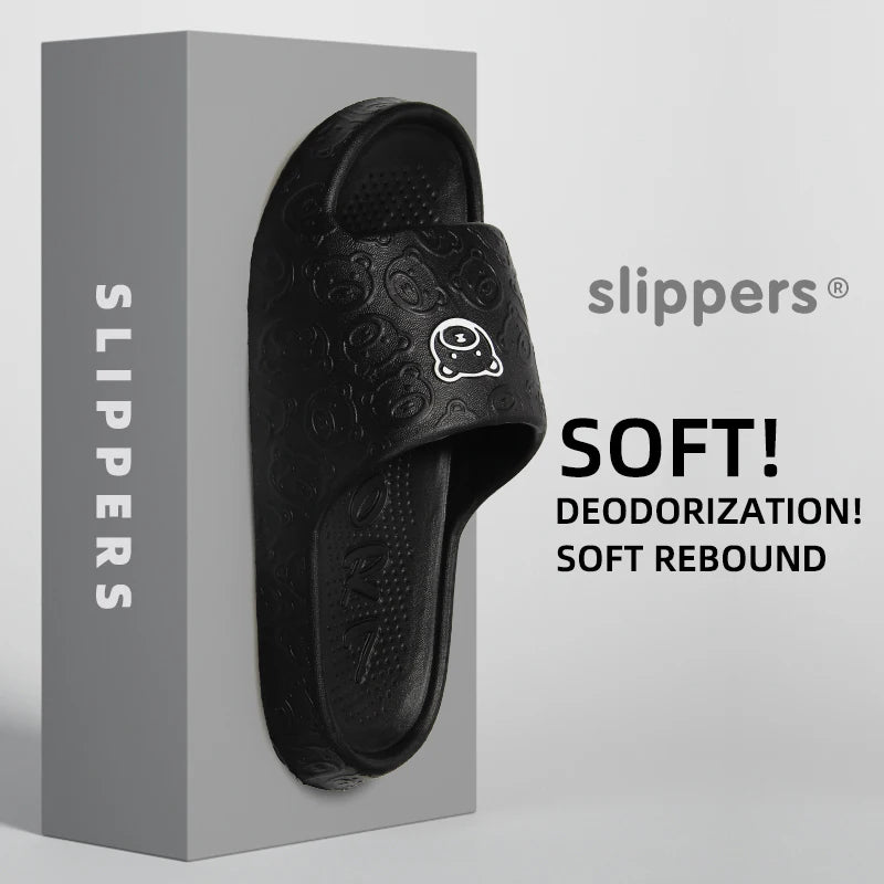 Non-Slip Slippers Female Outer Wear Bathroom Indoor Home Sandals Summer Eva