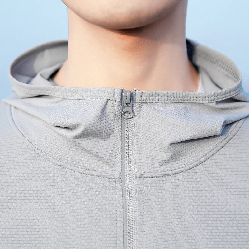 UPF 50+ Sun Protection Hoodie Jacket – Lightweight UV Coat for Men & Women