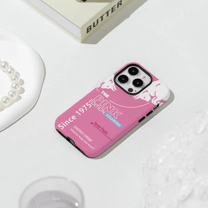 Bull Drink Stylish Design Phone Case Film Shell Iphone 16e 16 15 14 13 12 11 Pro Max Plus Xs