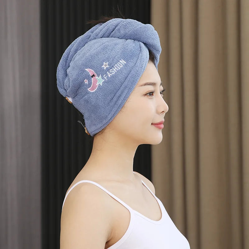 Microfiber Hair Towel Wrap – Quick Dry Turban for Women
