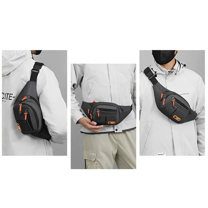 Waterproof Fanny Pack – Large Capacity Oxford Waist Bag