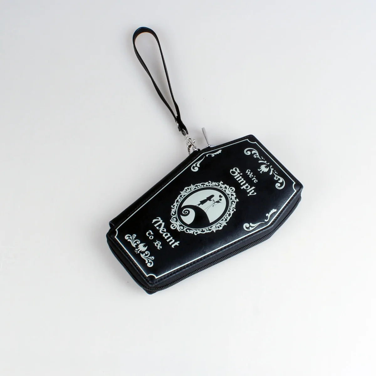 Coffin Shape Gothic Wallet – Halloween Clutch Wristlet Purse