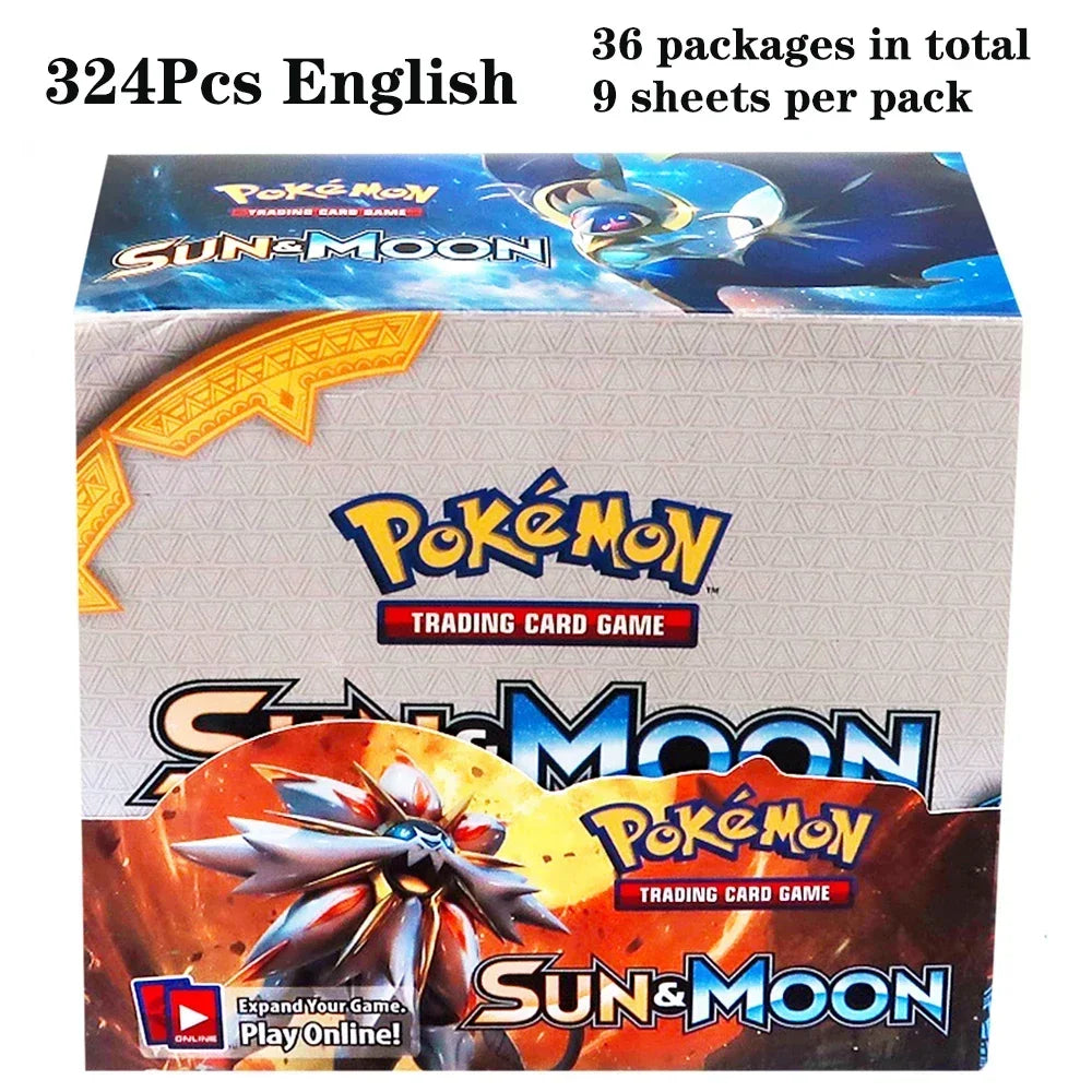 324pcs Pokemon Tcg Sword Shield Tempest Bonds Booster Box Trading Card Game Kids Toys Board