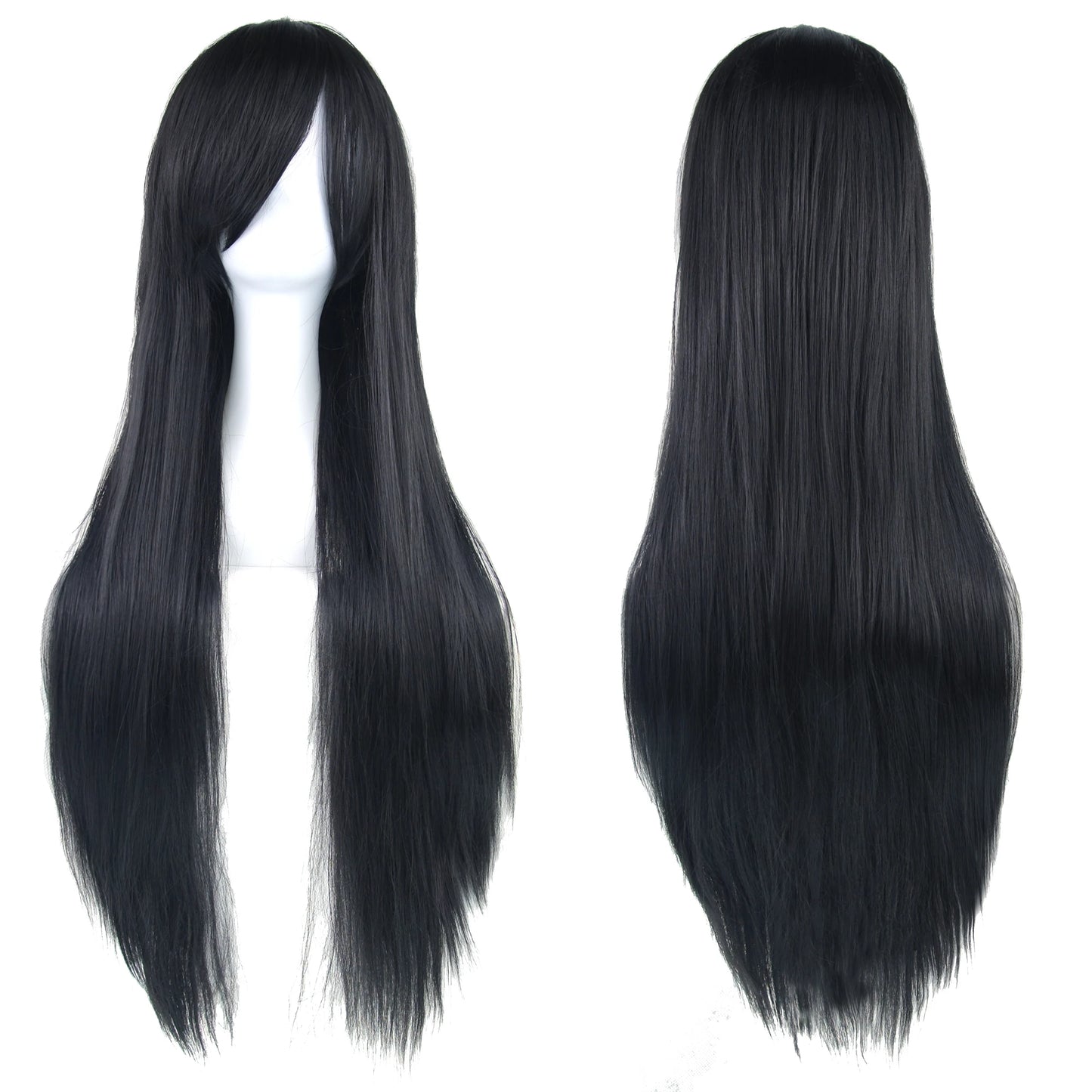 Long Straight Cosplay Wig 80cm Synthetic Hair – 36 Colors
