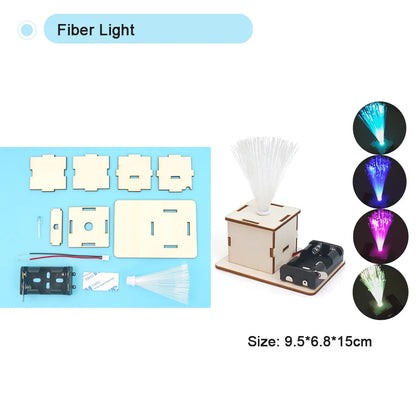 DIY STEM Science Experiment Kit for Kids – Handmade Assembly Model Toy (32 Designs)