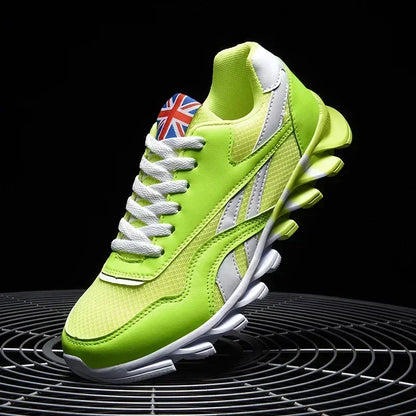 Men's Thick-Soled Fitness Sneakers – Cushioned Outdoor Running Shoes