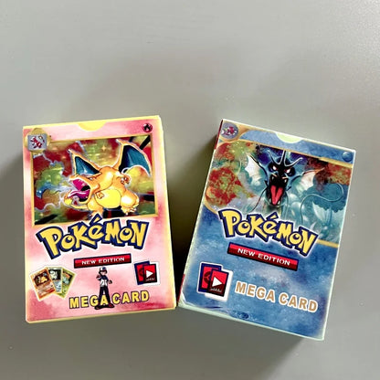 Pokemon 54pcs Mega Cards Box English Shining Energy Battle Toys Trading Card Game Kids Boys Gift