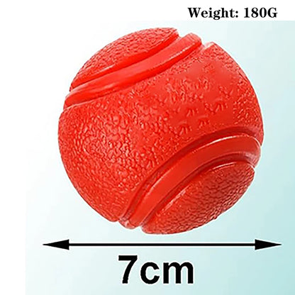 Rubber Dog Ball Bite-Resistant Fetch & Training Toy