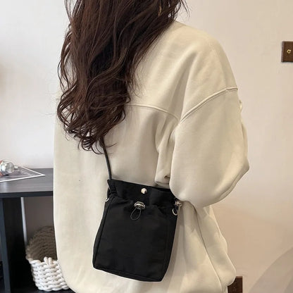 Mini Nylon Crossbody Bag Women's Phone Purse