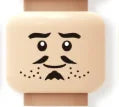 DIY Minifigure Print Heads – 10 Pcs LEGO-Compatible Assorted Faces