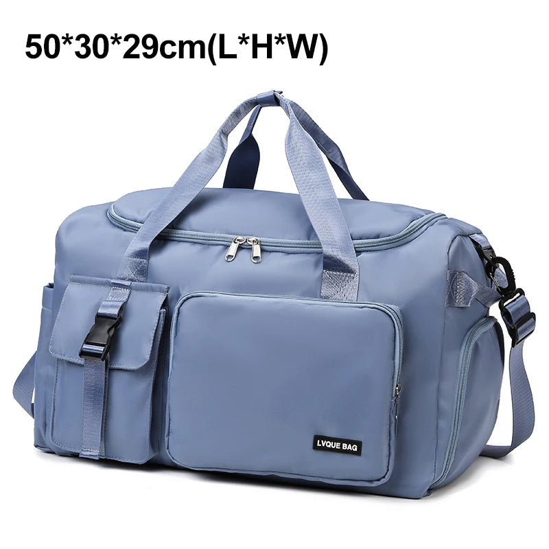Women's Gym Bag with Wet Dry Separation – Swimming & Travel Duffle
