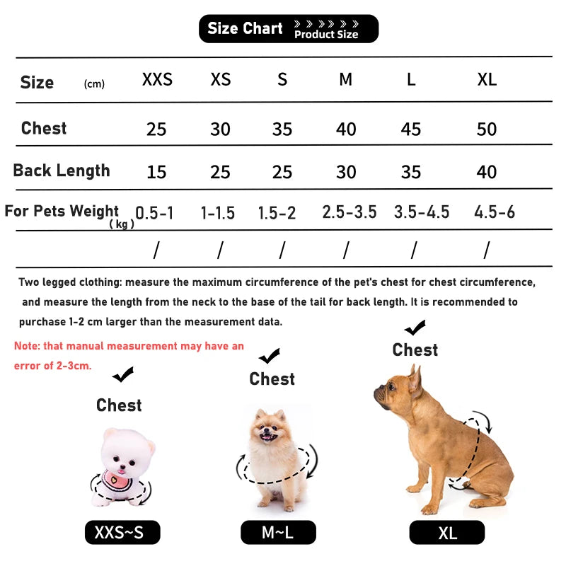 Winter Dog Vest Sweater for Small Dogs & Cats – Warm Flannel Jacket