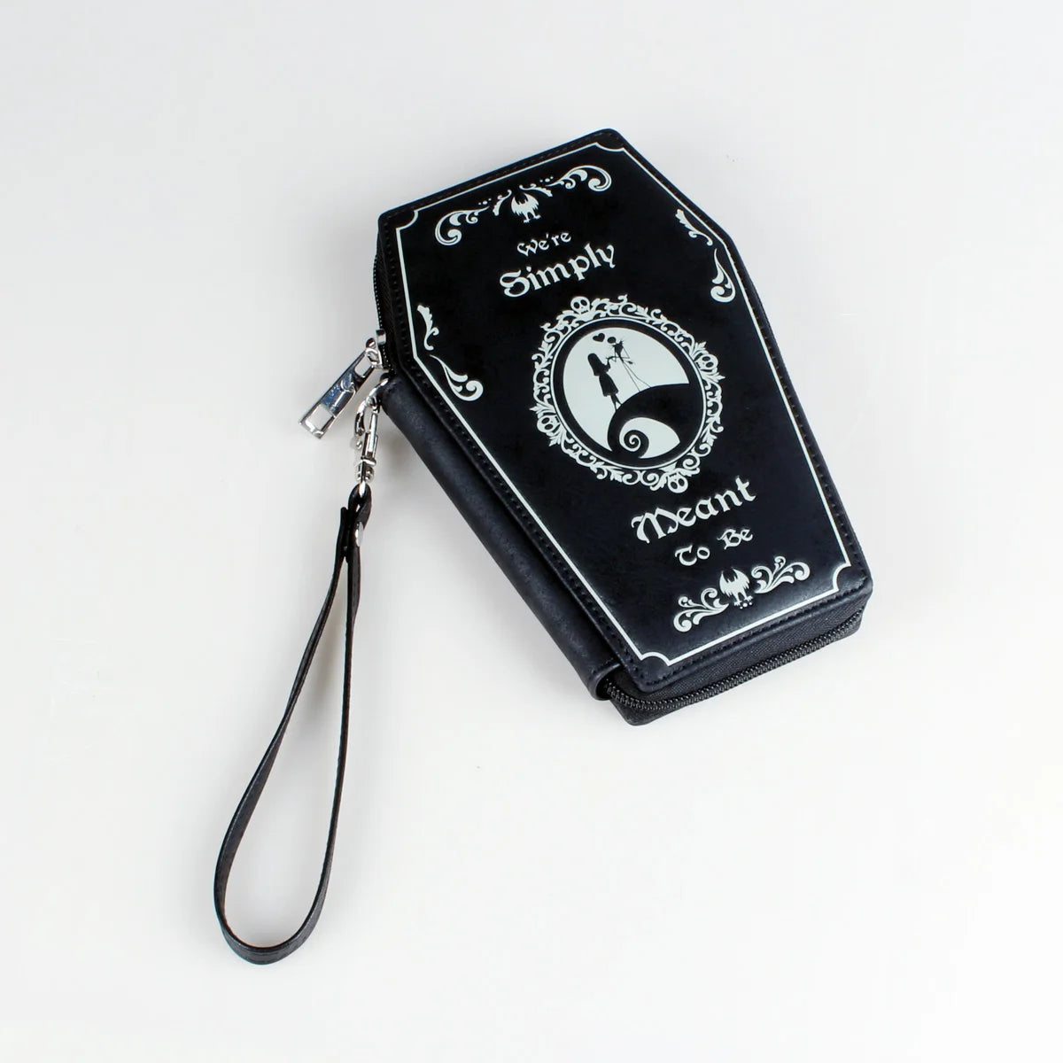 Coffin Shape Gothic Wallet – Halloween Clutch Wristlet Purse