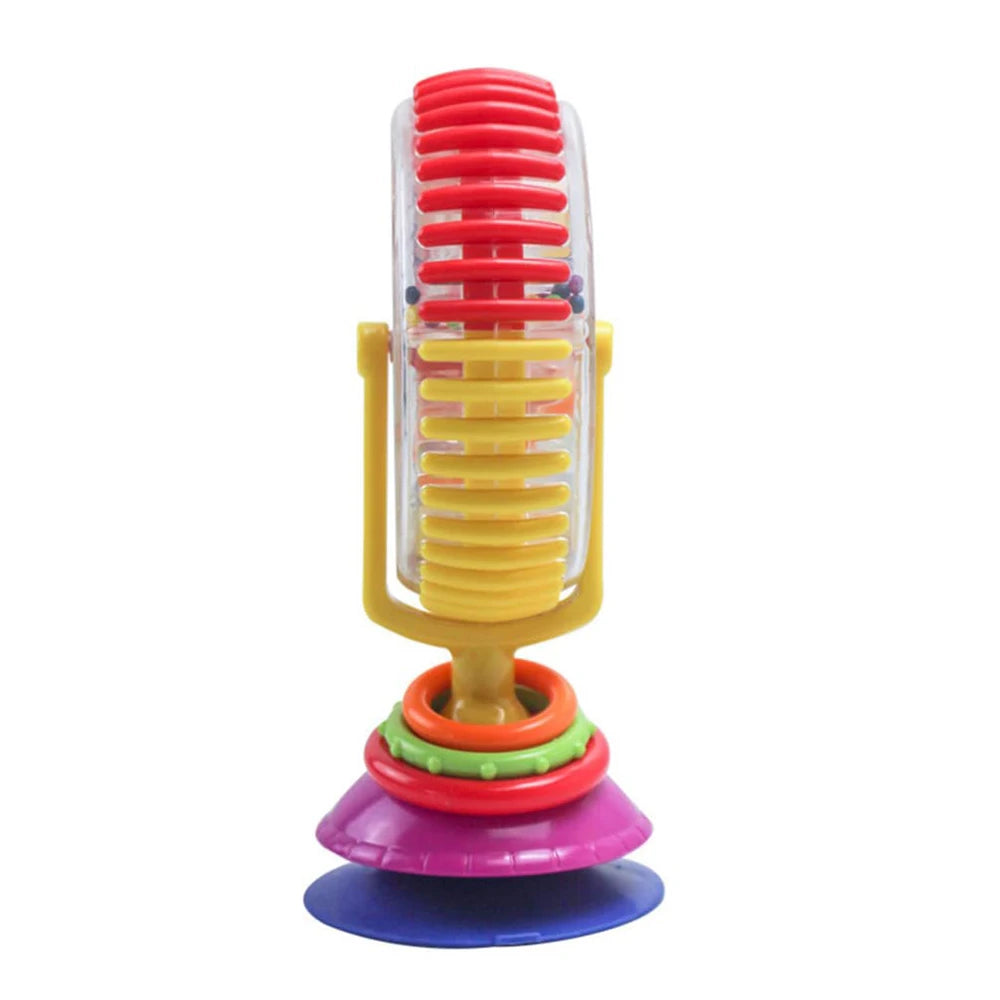 Baby Ferris Wheel Rattle Toy with Suction Cup – Highchair Sensory Toy