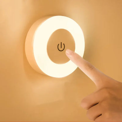 Energy Saving Led Touch Sensor Night Lights Usb Rechargeable Magnetic Wall Light Room Aisle Bedroom