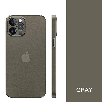 0 2mm Ultra Thin Matte Pp Case Iphone 11 12 13 14 15 Pro X Xr Xs Max Mini 7 8 Plus Se 2020 Clear