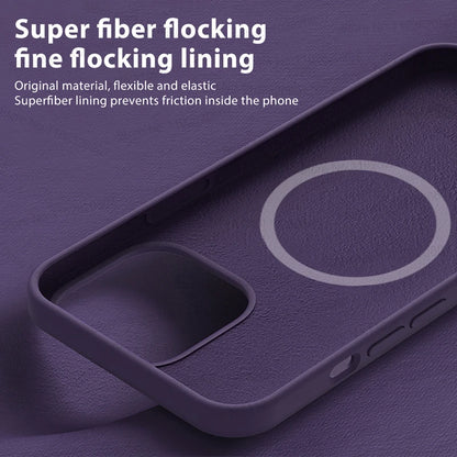 Magsafe Original Magnetic Cases Iphone 15 14 13 12 11 Pro Max Plus Wireless Charge Case Liquid