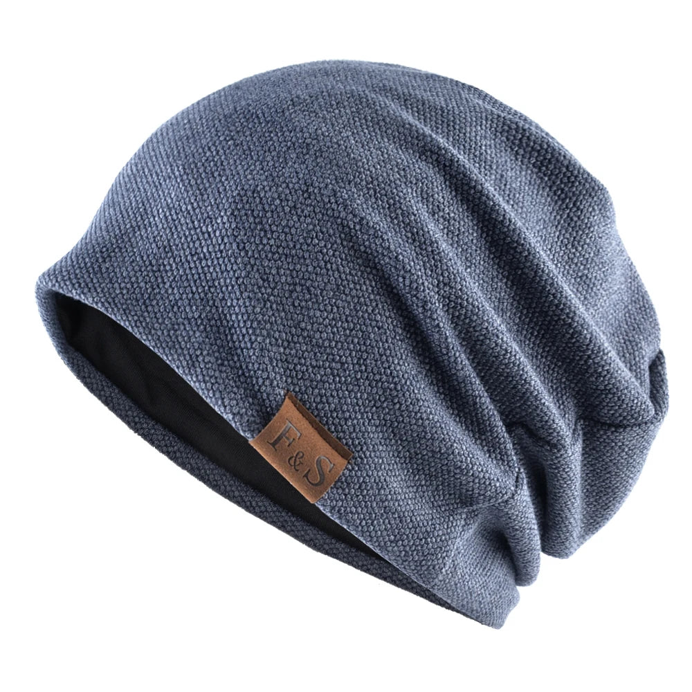 Slouchy Knit Beanie – Soft Breathable Unisex Skull Cap