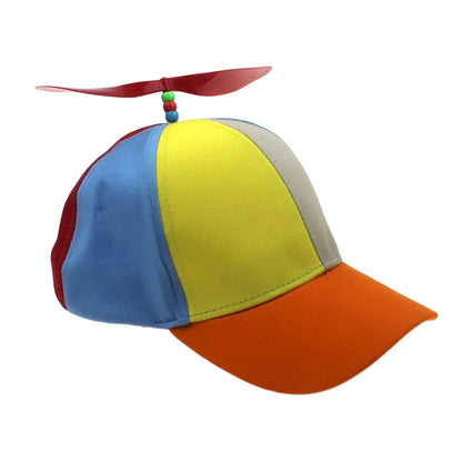 Propeller Beanie Hat – Funny Rainbow Helicopter Cap for Kids