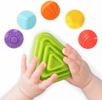Sensory Shape Sorting Cube Toy for Toddlers