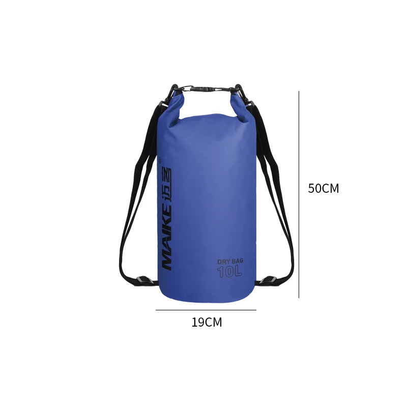 MAIKE Waterproof Dry Bag – 5L 10L 15L Roll-Top Sack