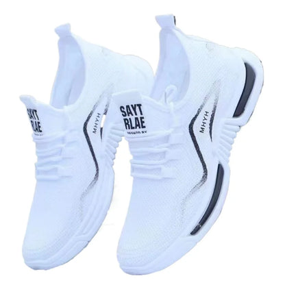 Men's Breathable Mesh Running Sneakers – Lightweight Soft Sole