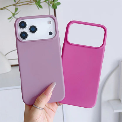 Matte Candy Color Phone Case Iphone 17 Air 16 16e 15 Pro Max Liquid Silicone Shockproof Protection