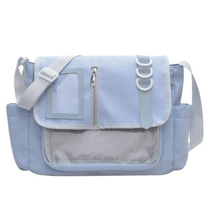 Y2K Japanese Ita Crossbody Bag – Transparent Casual School Bag for Girls