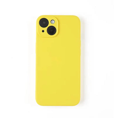 Luxury Liquid Silicone Phone Case Iphone 13 Mini 14 15 Pro Max Plus Candy Color Soft Back Cover