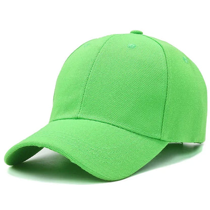 Plain Baseball Cap – Unisex Adjustable Snapback Dad Hat