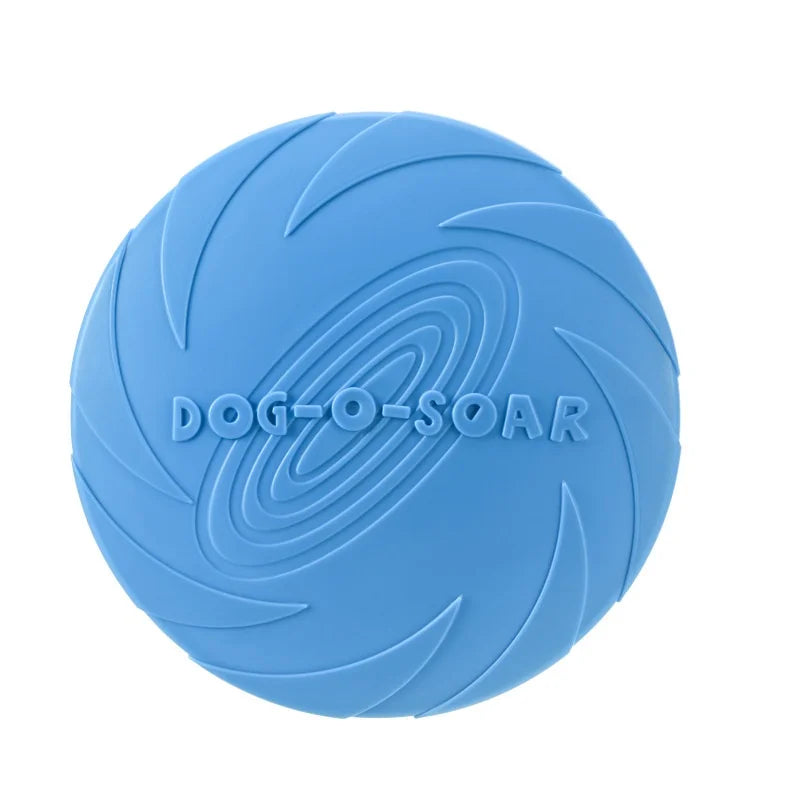 Silicone Dog Frisbee Chew-Resistant Flying Disc Toy