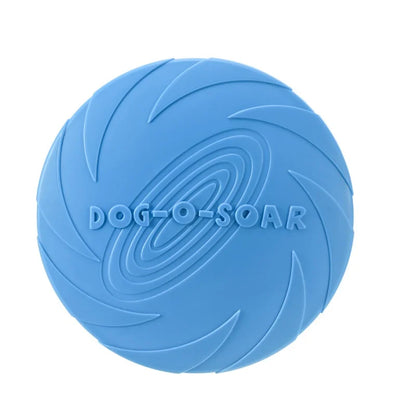 Silicone Dog Frisbee Chew-Resistant Flying Disc Toy