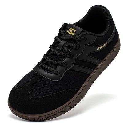 Hobibear Wide Toe Box Sneakers – Minimalist Lace-Up Casual Walking Shoes