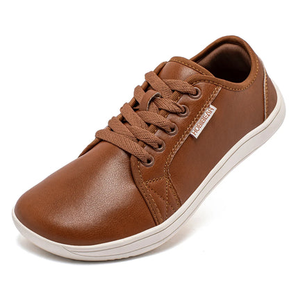 Barefoot Sneakers Wide Toe Box Zero Drop Lace-Up for Men Women