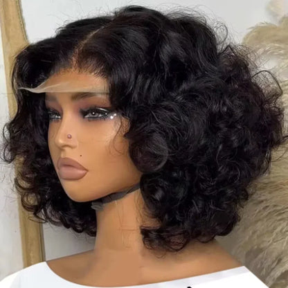 Body Wave Bob Wig - Glueless HD Lace Front Human Hair Wig