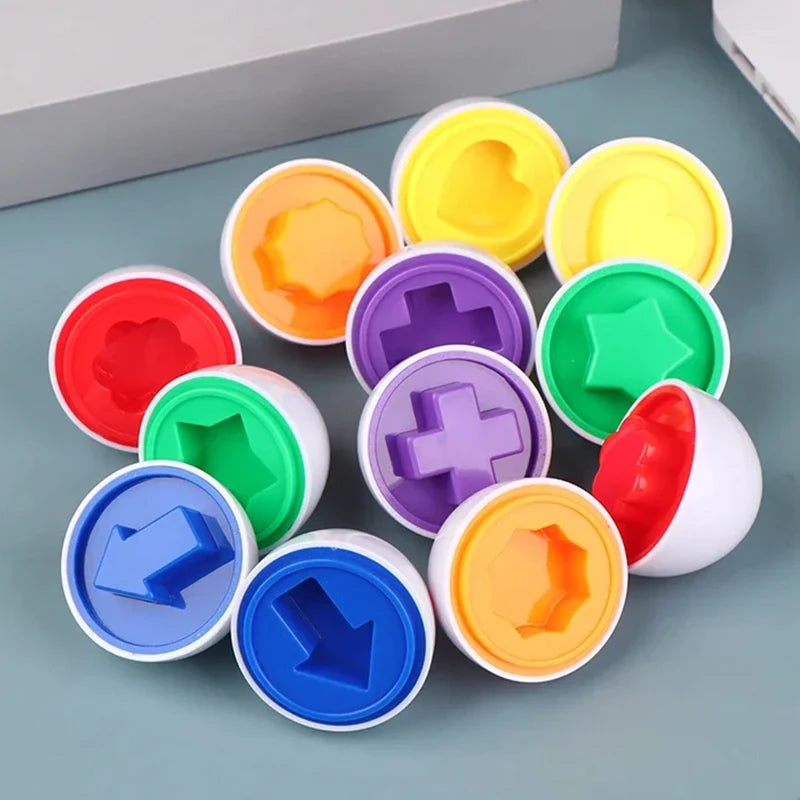 Montessori Smart Eggs Educational Toy for Toddlers 1-3