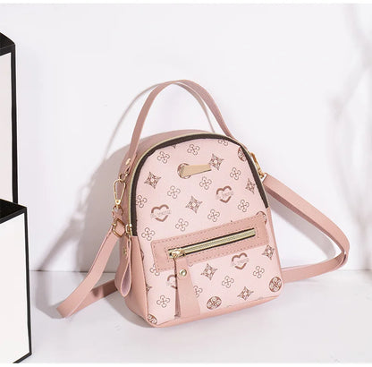 Floral Print Mini Backpack – Women's Fashion Bag