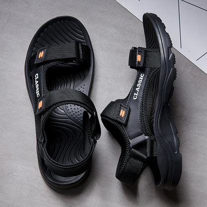 Men's Classic Sport Sandals Adjustable Velcro Strap Beach Outdoor