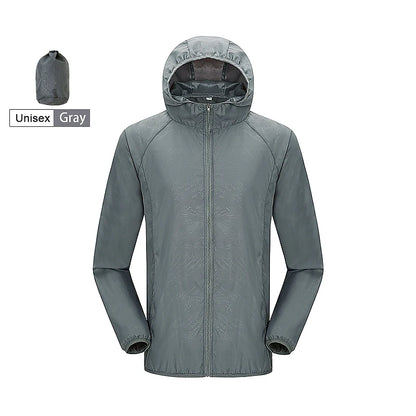 Waterproof Hiking Windbreaker Jacket – Unisex Quick-Dry Outdoor Rain Jacket