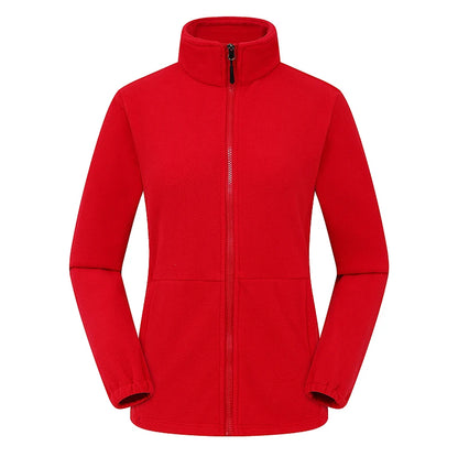 Women's Polar Fleece Jacket – Windproof Thermal Outdoor Coat