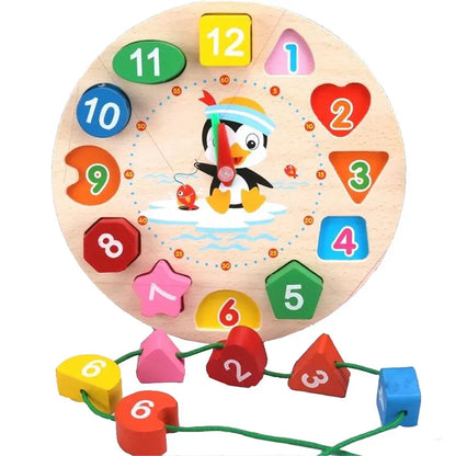 Wooden Montessori Puzzle Toy for Toddlers Ages 1-3
