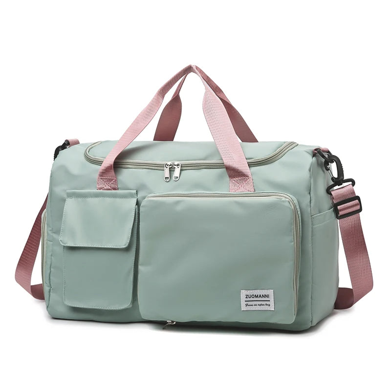 Weekender Duffle Bag – Large Carry-On Travel Bag with Shoe Compartment