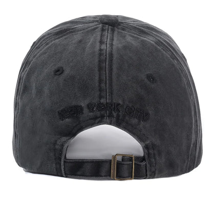 New York Washed Cotton Baseball Cap – Unisex Dad Hat