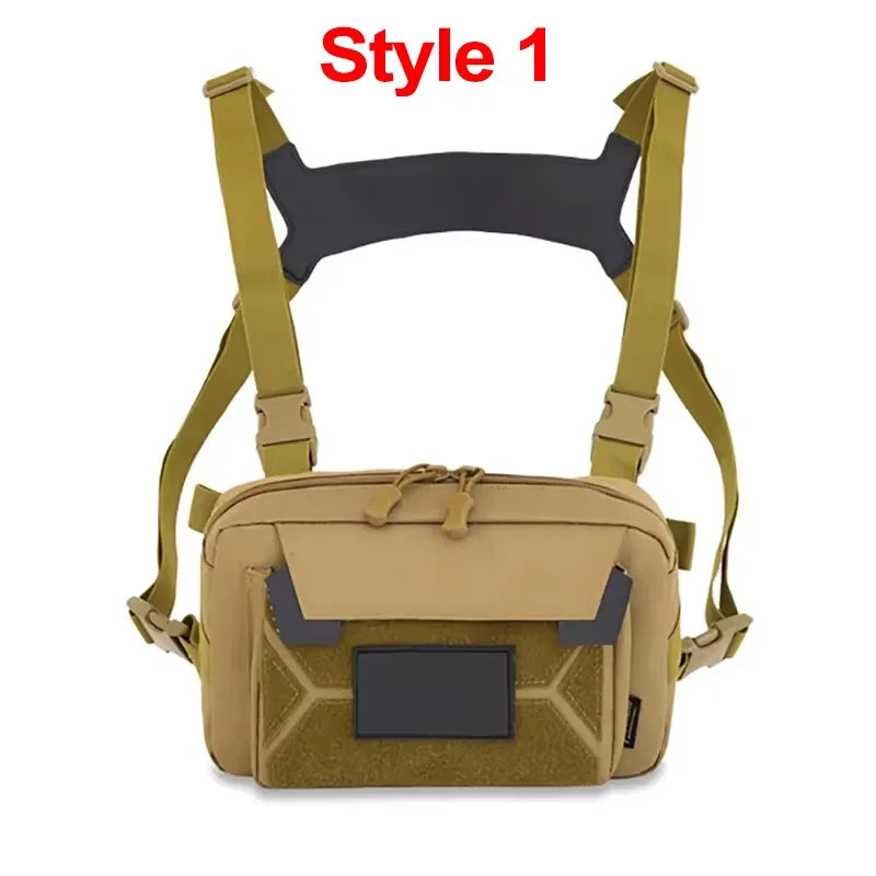 Tactical Chest Rig Bag – Outdoor Vest Pack for Hiking & Camping