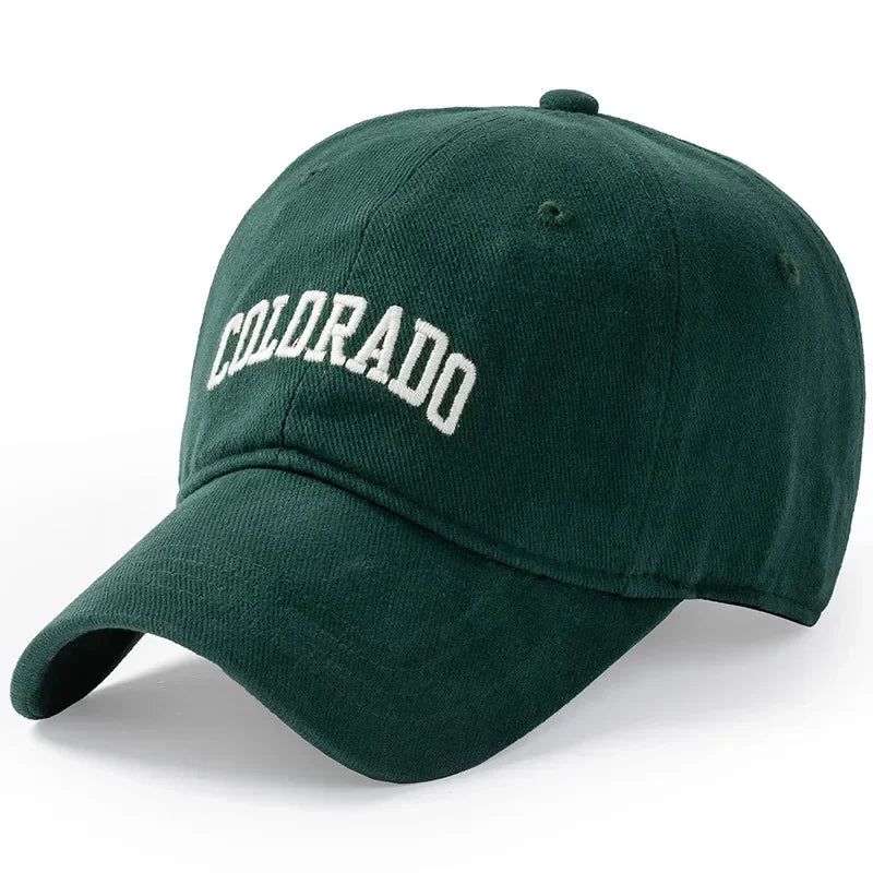 Embroidered Baseball Cap – Deep Crown Wide Brim Sun Hat