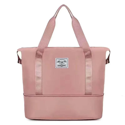 Foldable Travel Bag Large Capacity Waterproof Weekender Tote
